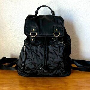 Adorable Satin Black Backpack